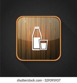 milk bottle  icon