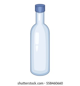 Milk bottle icon. Cartoon illustration of milk bottle vector icon for web design