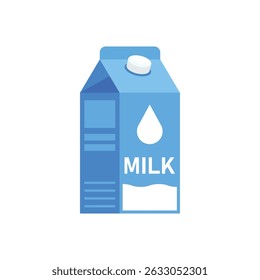 Milk bottle icon in flat style. Dairy product vector illustration on isolated background. Milky liquid sign business concept.