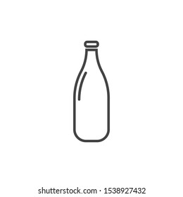 Milk bottle icon isolated design graphic vector