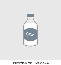 Milk bottle icon isolated on background. Bottle symbol modern, simple, vector, icon for website design, mobile app, ui. Vector Illustration