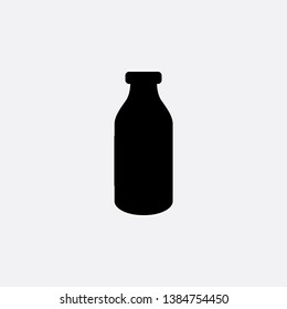 milk bottle icon sign signifier vector