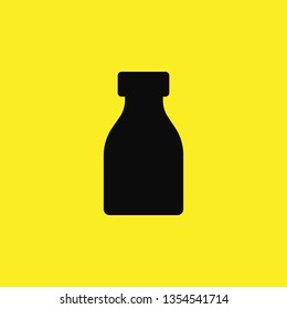 milk bottle icon vector