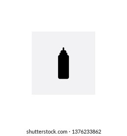 milk bottle icon vector