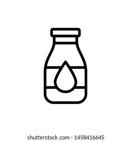 Milk Bottle icon vector design template