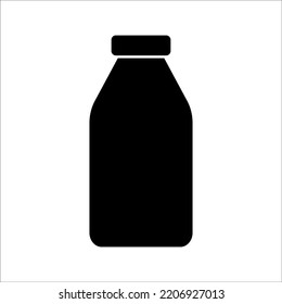 Milk Bottle icon vector design template