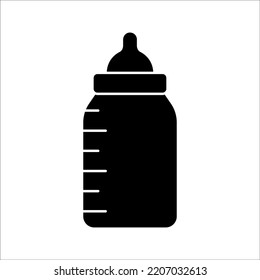 Milk Bottle icon vector design template