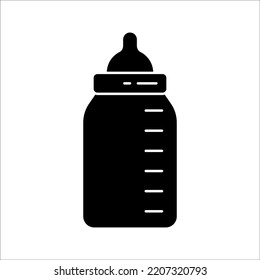 Plantilla de diseño de vectores de icono de botella de leche