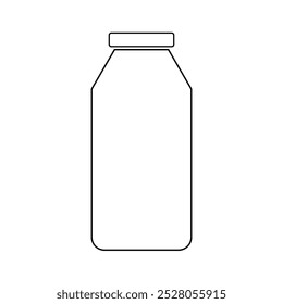 Plantilla de diseño de Vector de icono de botella de leche