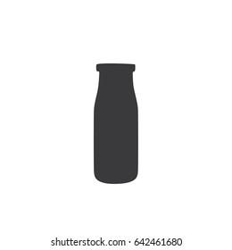 Milk bottle icon, vector illustration design. Drinks collection.