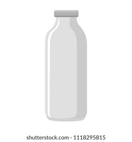 milk bottle isolated icon