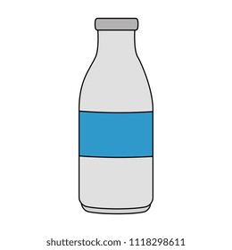 milk bottle isolated icon