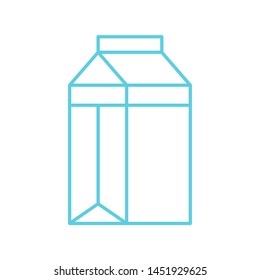 Milk bottle logo template vector icon design