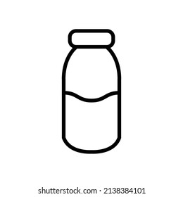 milk bottle new icon vector