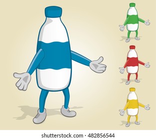 Milk Bottle Shows Empty Hands