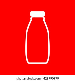 Milk bottle sign