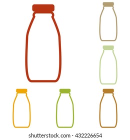 Milk bottle sign