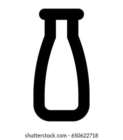 Milk Bottle Vector Icon