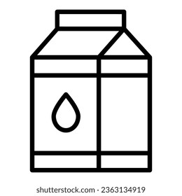 Milk Bottle Vector Icon, Lineal style icon, from Agriculture icons collection, isolated on white Background.