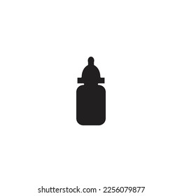 milk bottle vector line new icon