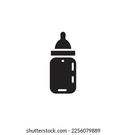 línea de vector de botella de leche nuevo icono