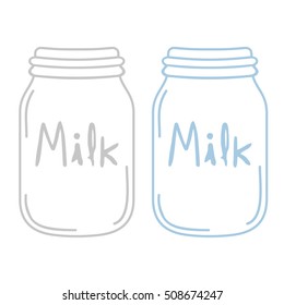 milk bottles design