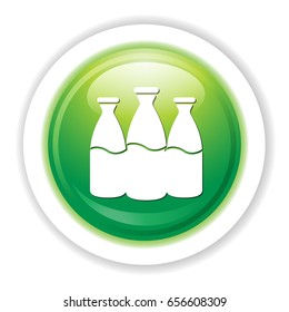 milk bottles icon