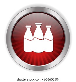 milk bottles icon