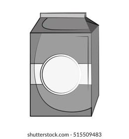 milk box carton isolated icon