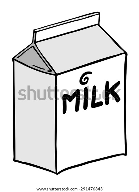 Milk Box Design Stock Vector (Royalty Free) 291476843