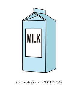 Milk Box Drink Mockup Vector Design Stock Vector (Royalty Free ...