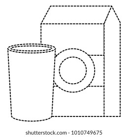 milk box with glass