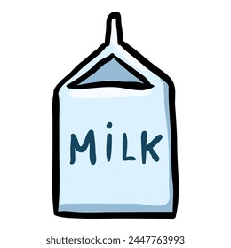 Milk Box - Hand Drawn Doodle Icon