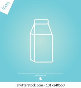 Milk box icon