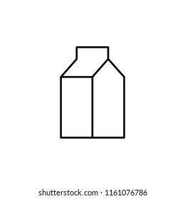 Milk box icon.