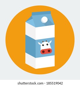 Milk Box Icon