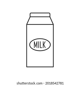 Milk box icon design vector illustration