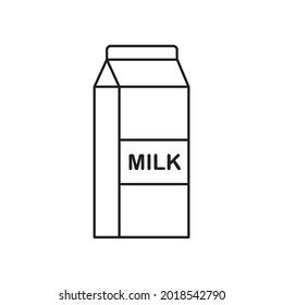 Milk box icon design vector illustration