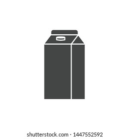 Milk Box Icon Isolated On White Background. Milk Package Symbol Modern Simple Vector Icon For Website Or Mobile App