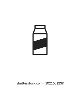 milk box icon. sign design