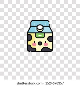 milk box icon sign and symbol. milk box color icon for website design and mobile app development. Simple Element from kindergarten collection for mobile concept and web apps icon.