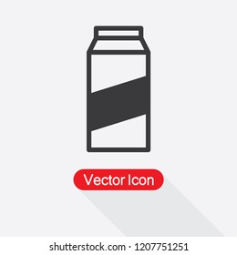 Milk Box Icon Vector Illustration Eps10