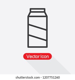 Milk Box Icon Vector Illustration Eps10