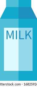 Milk box icon. Vector illustration. EPS 10