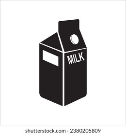 MILK BOX ICON VECTOR ILLUSTRATION SYMBOL DESIGN
