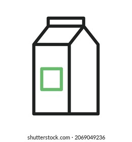 Milk box icon vector image. Can also be used for Physical Fitness. Suitable for mobile apps, web apps and print media.