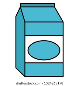 milk box isolated icon