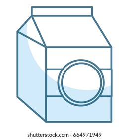 milk box isolated icon
