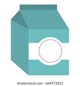 milk box isolated icon