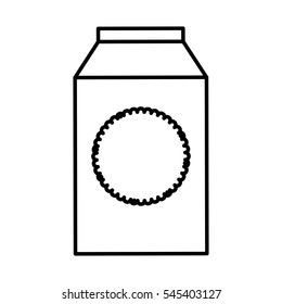milk box isolated icon vector illustration design